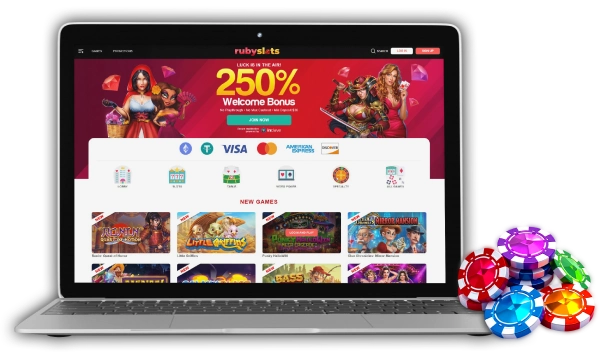 Ruby Slots Casino Canada Desktop